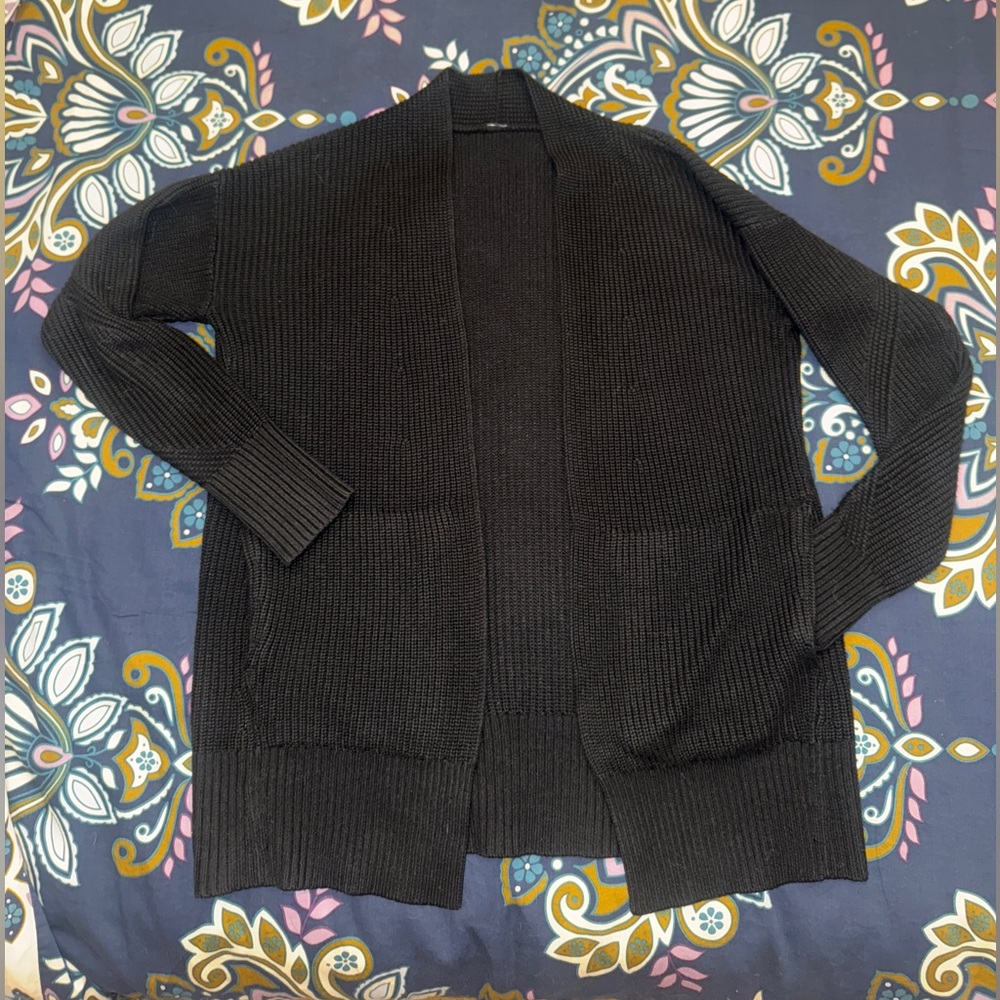 lululemon athletica Black Cardigan Sweater